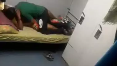 Maid pussy licking by house owner son sex MMS