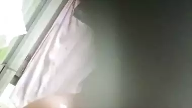 Outdoor nude bath video update of viral busty MILF