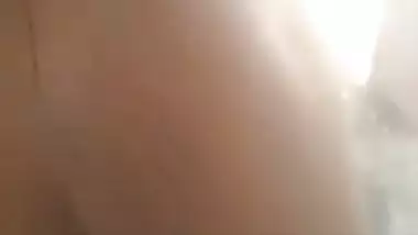 Sali roams naked in front of her Jija in nude MMS