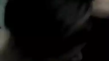 Indian girl sucks boyfriend's cock even though she is shy about camera
