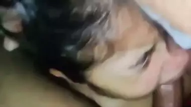 Sharp tits Bengali girl sucking 7-inch big dick