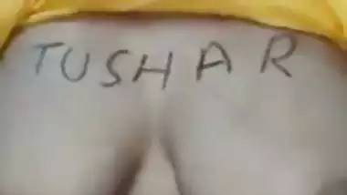 Nude Bhabhi collects her breast milk for her naughty Devar