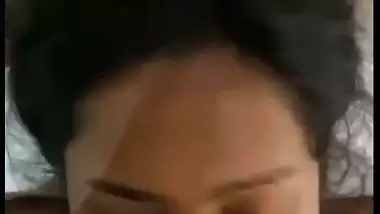 Big ass grinding girlfriend in hardcore sex with cum drink