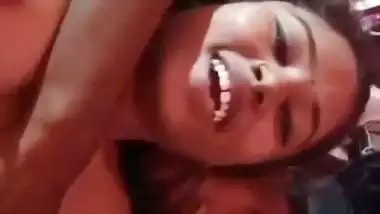 Young 21 yr old couple enjoys their romantic sex in bed